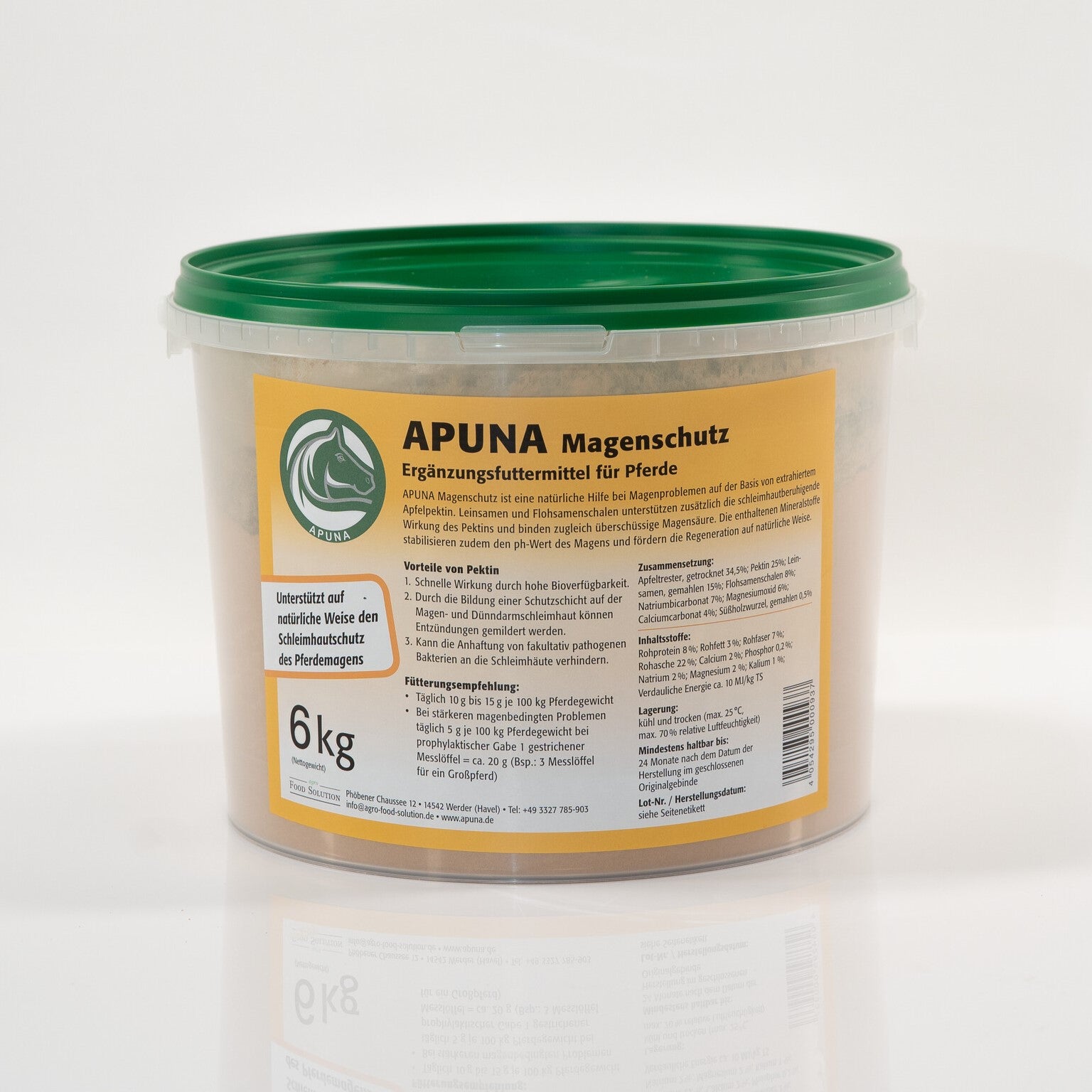 Eimer mit 6 kg Magenschutz von APUNA